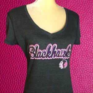 Soft as a grape gray Blackhawk T-shirt